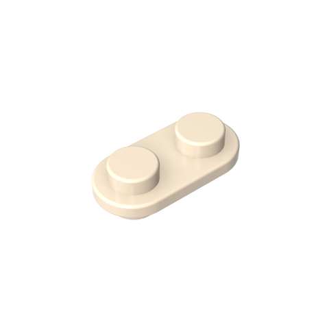 Gobricks,1x2 rounded corner double sided piece,gds90292