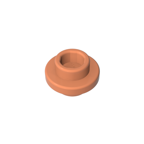 Gobricks,1 point round double sided piece,gds90293
