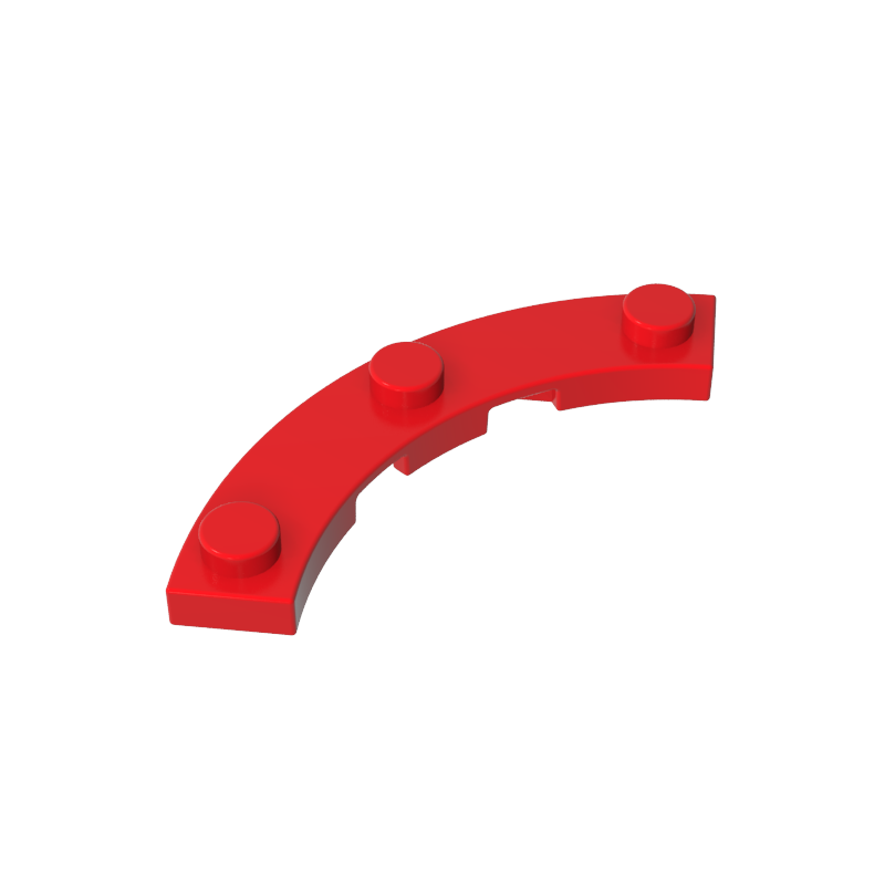 Gobricks,4x4 curved board,gds90295