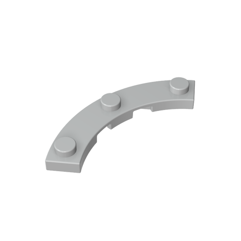 Gobricks,4x4 curved board,gds90295
