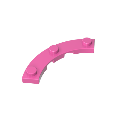 Gobricks,4x4 curved board,gds90295