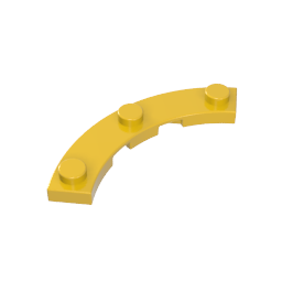 Gobricks,4x4 curved board,gds90295