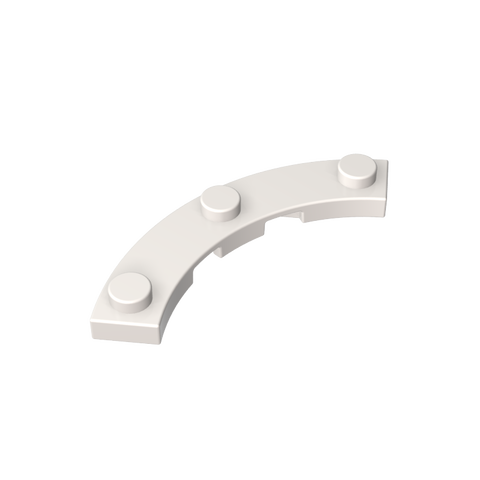 Gobricks,4x4 curved board,gds90295