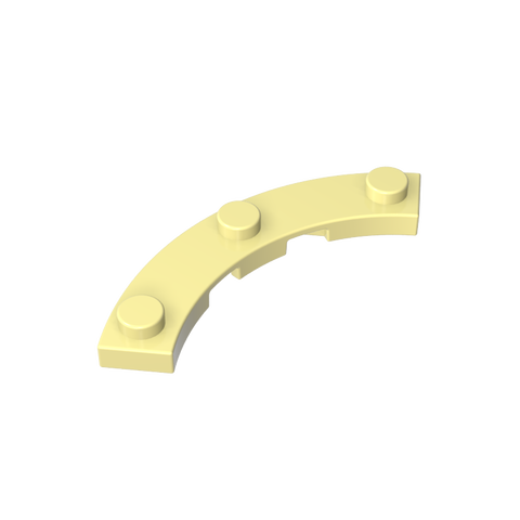 Gobricks,4x4 curved board,gds90295
