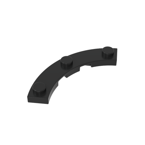 Gobricks,4x4 curved board,gds90295