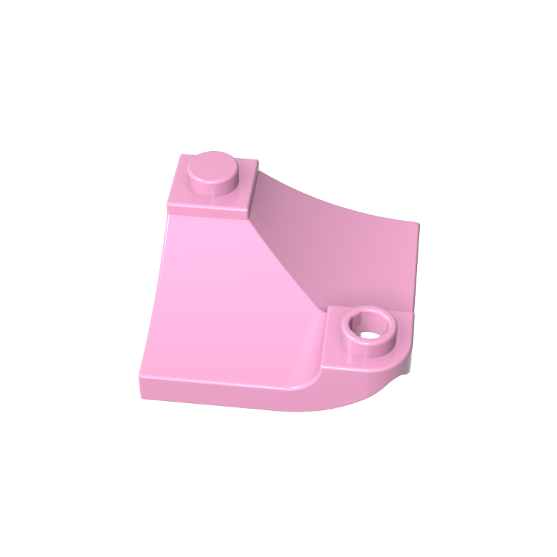 Gobricks,Brick Curved, Internal, 1 x 3 x 3 with 1/3 Inverted Cutout,73682