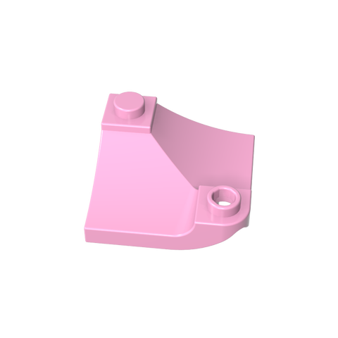 Gobricks,Brick Curved, Internal, 1 x 3 x 3 with 1/3 Inverted Cutout,73682