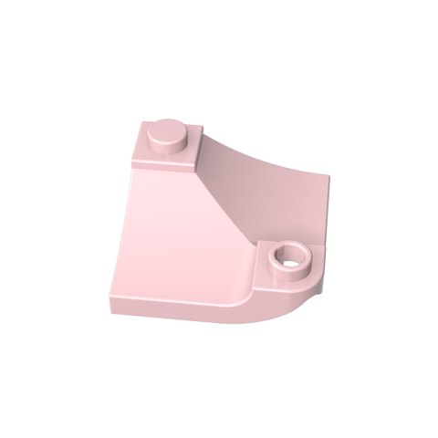 Gobricks,Brick Curved, Internal, 1 x 3 x 3 with 1/3 Inverted Cutout,73682