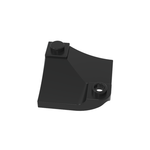 Gobricks,Brick Curved, Internal, 1 x 3 x 3 with 1/3 Inverted Cutout,73682