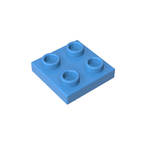 Gobricks,Plate Special 2 x 2 with Pin on Bottom,2476a,2476,2476b,48241