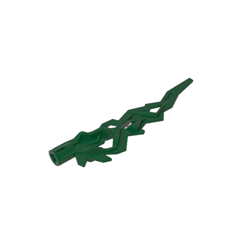 Gobricks,Large Figure Weapon Accessory, Flame/ Lightning Bolt with Axle Hole,11302,21873