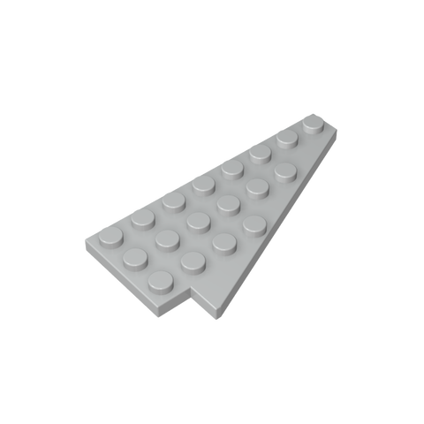 Gobricks,Wedge plate 8x4 right wing,3934