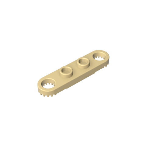Gobricks,Technic Plate 1 x 4 with Toothed Ends,4263