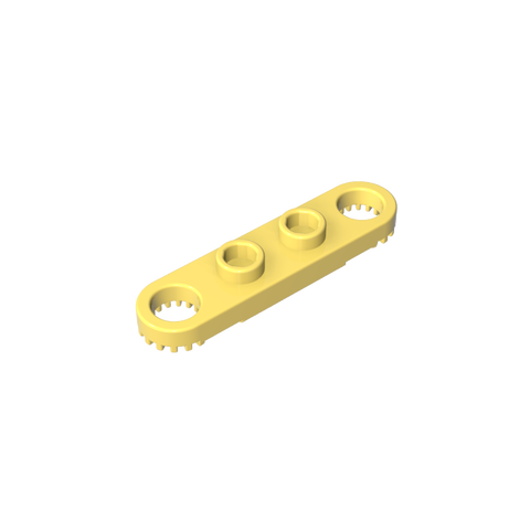 Gobricks,Technic Plate 1 x 4 with Toothed Ends,4263