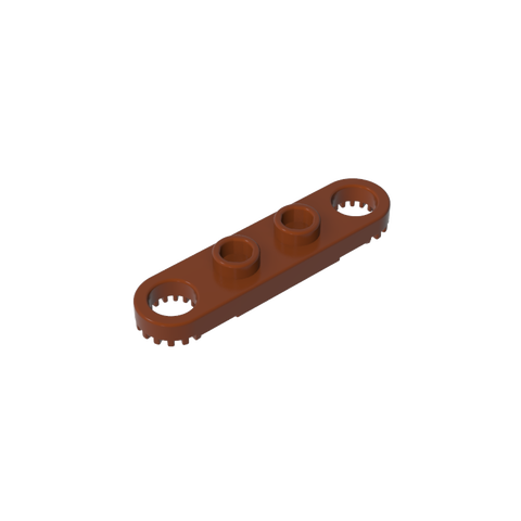 Gobricks,Technic Plate 1 x 4 with Toothed Ends,4263