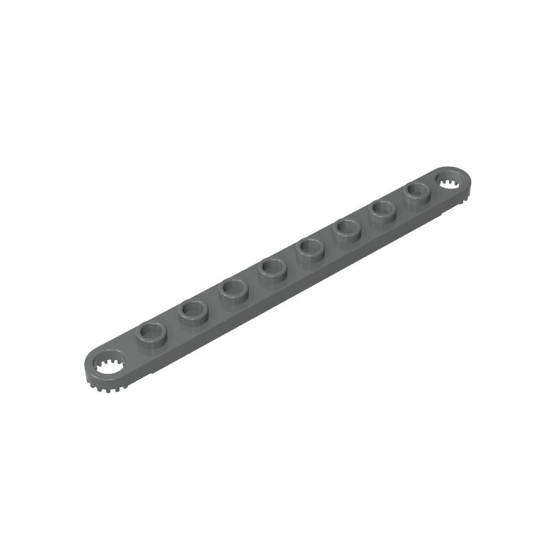 Gobricks,Technic Plate 1 x 10 with Toothed Ends,2719