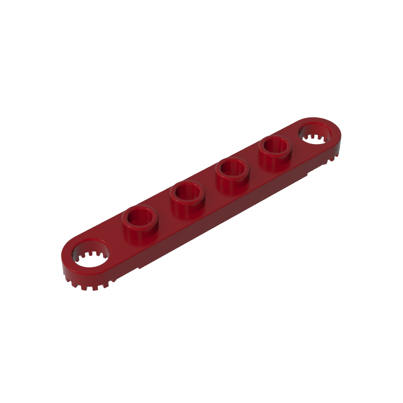 Gobricks,Technic Plate 1 x 6 with Toothed Ends,4262