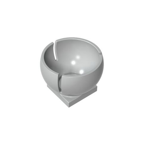 Gobricks,Cylinder Hemisphere 2 x 2 Ball Turret Socket Base,44358