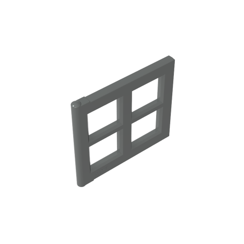 Gobricks,Window 2 x 4 x 3 Pane,4133