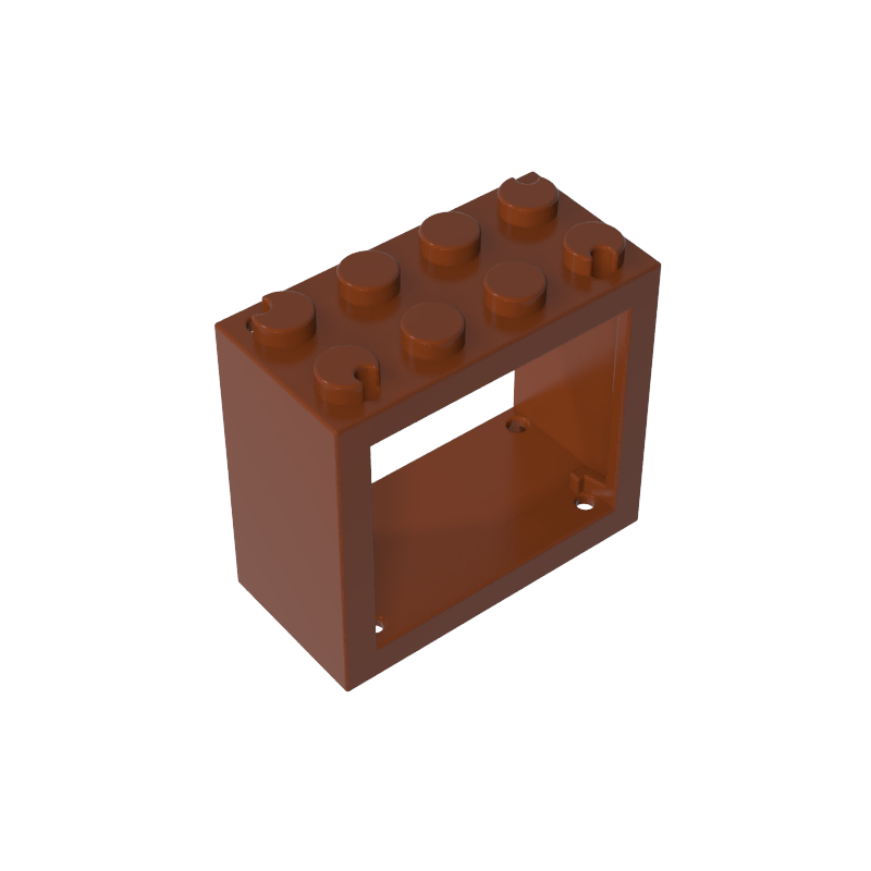 Gobricks,2x4x3 window frame,4132
