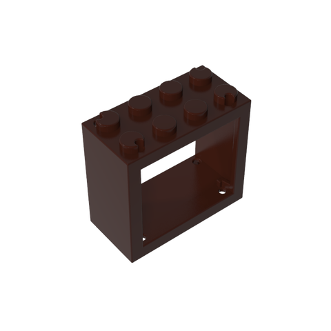 Gobricks,2x4x3 window frame,4132
