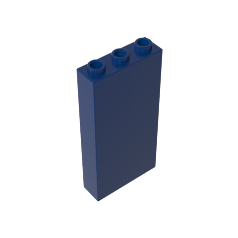 Gobricks,Brick 1 x 3 x 5 without Side Supports,3755