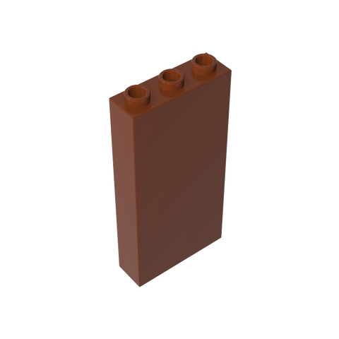Gobricks,Brick 1 x 3 x 5 without Side Supports,3755