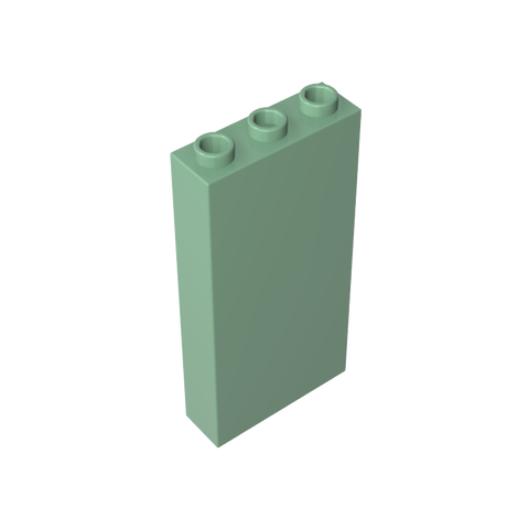Gobricks,Brick 1 x 3 x 5 without Side Supports,3755