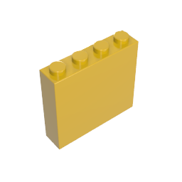 Gobricks,Brick 1 x 4 x 3,49311