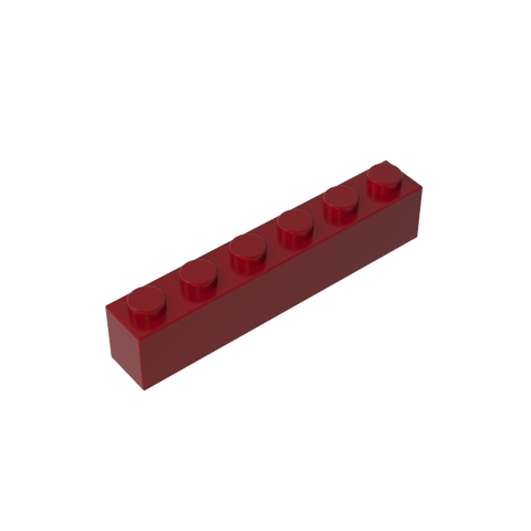 Gobricks,Brick 1 x 6 without Bottom Tubes,3067