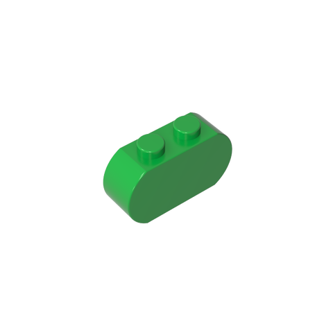 Gobricks,Brick Curved 3 x 1 with Round Ends,35477