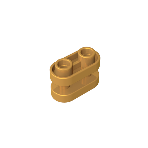 Gobricks,Brick Special 1 x 2 Rounded with Center Bars,77808