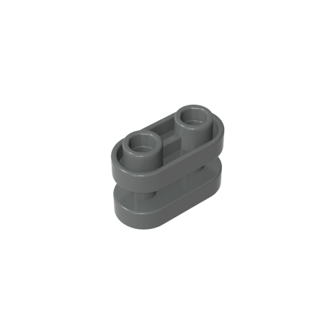 Gobricks,Brick Special 1 x 2 Rounded with Center Bars,77808