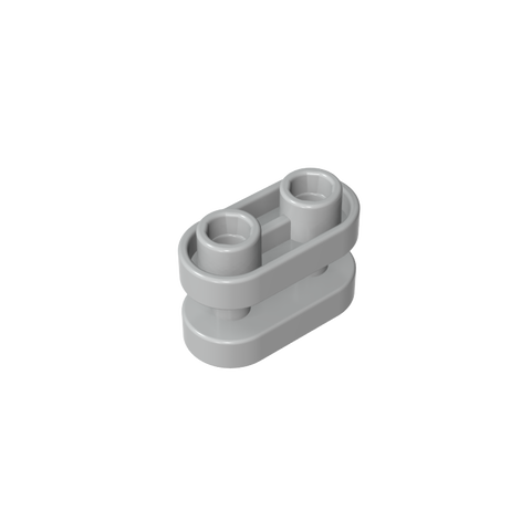 Gobricks,Brick Special 1 x 2 Rounded with Center Bars,77808