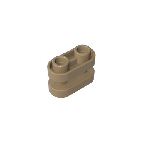 Gobricks,Brick Special 1 x 2 Rounded with Center Bars,77808