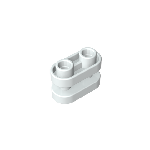 Gobricks,Brick Special 1 x 2 Rounded with Center Bars,77808
