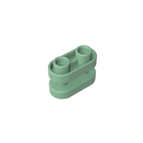 Gobricks,Brick Special 1 x 2 Rounded with Center Bars,77808