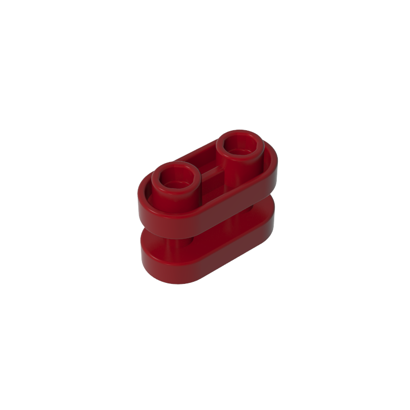 Gobricks,Brick Special 1 x 2 Rounded with Center Bars,77808