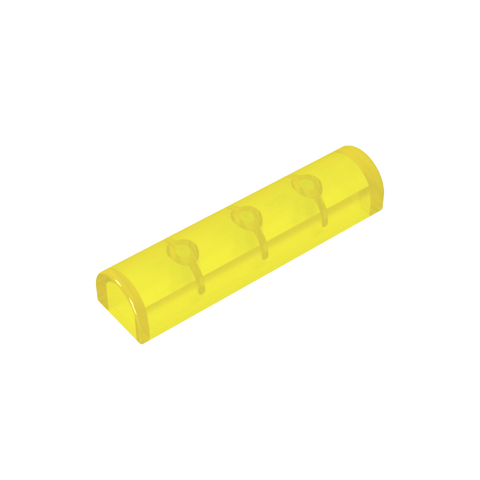 Gobricks,Brick Curved 1 x 4 x 2/3 Double Curved Top, No Studs,79756