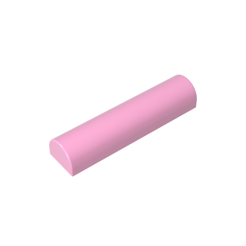Gobricks,Brick Curved 1 x 4 x 2/3 Double Curved Top, No Studs,79756