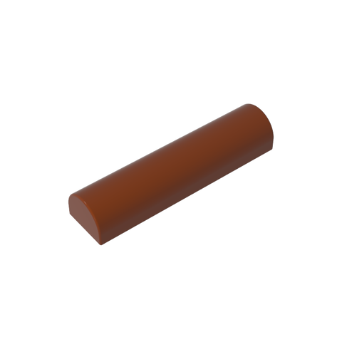Gobricks,Brick Curved 1 x 4 x 2/3 Double Curved Top, No Studs,79756