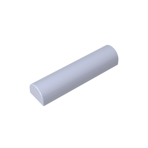 Gobricks,Brick Curved 1 x 4 x 2/3 Double Curved Top, No Studs,79756