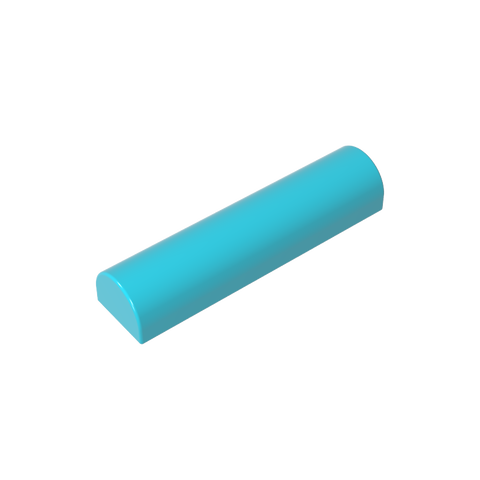 Gobricks,Brick Curved 1 x 4 x 2/3 Double Curved Top, No Studs,79756