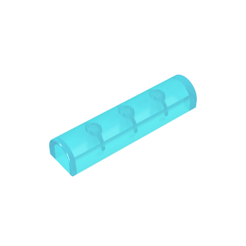 Gobricks,Brick Curved 1 x 4 x 2/3 Double Curved Top, No Studs,79756