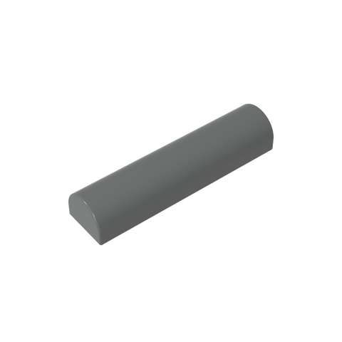 Gobricks,Brick Curved 1 x 4 x 2/3 Double Curved Top, No Studs,79756