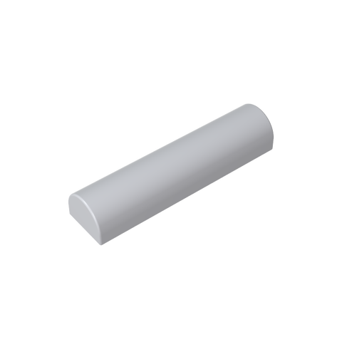 Gobricks,Brick Curved 1 x 4 x 2/3 Double Curved Top, No Studs,79756