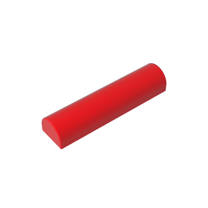 Gobricks,Brick Curved 1 x 4 x 2/3 Double Curved Top, No Studs,79756