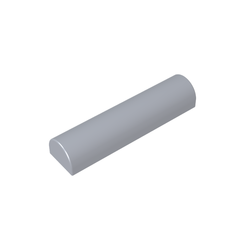 Gobricks,Brick Curved 1 x 4 x 2/3 Double Curved Top, No Studs,79756