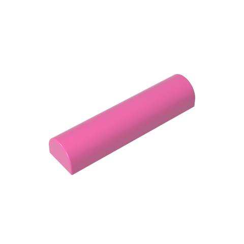 Gobricks,Brick Curved 1 x 4 x 2/3 Double Curved Top, No Studs,79756