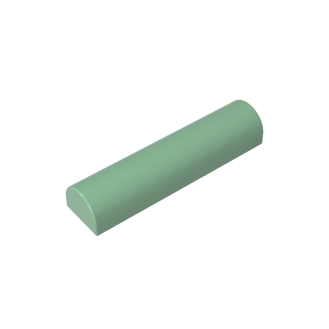 Gobricks,Brick Curved 1 x 4 x 2/3 Double Curved Top, No Studs,79756